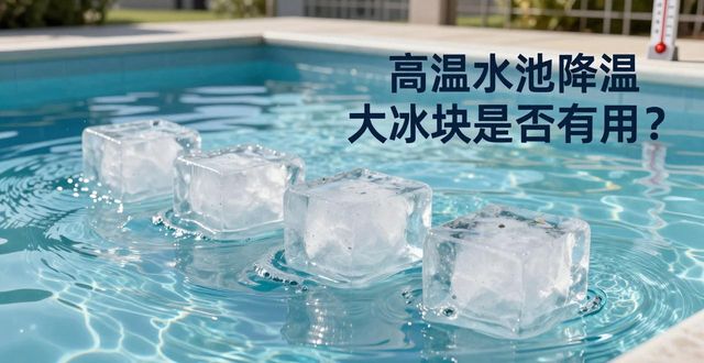 洛阳高温水池降温大冰块，到底管不管用？